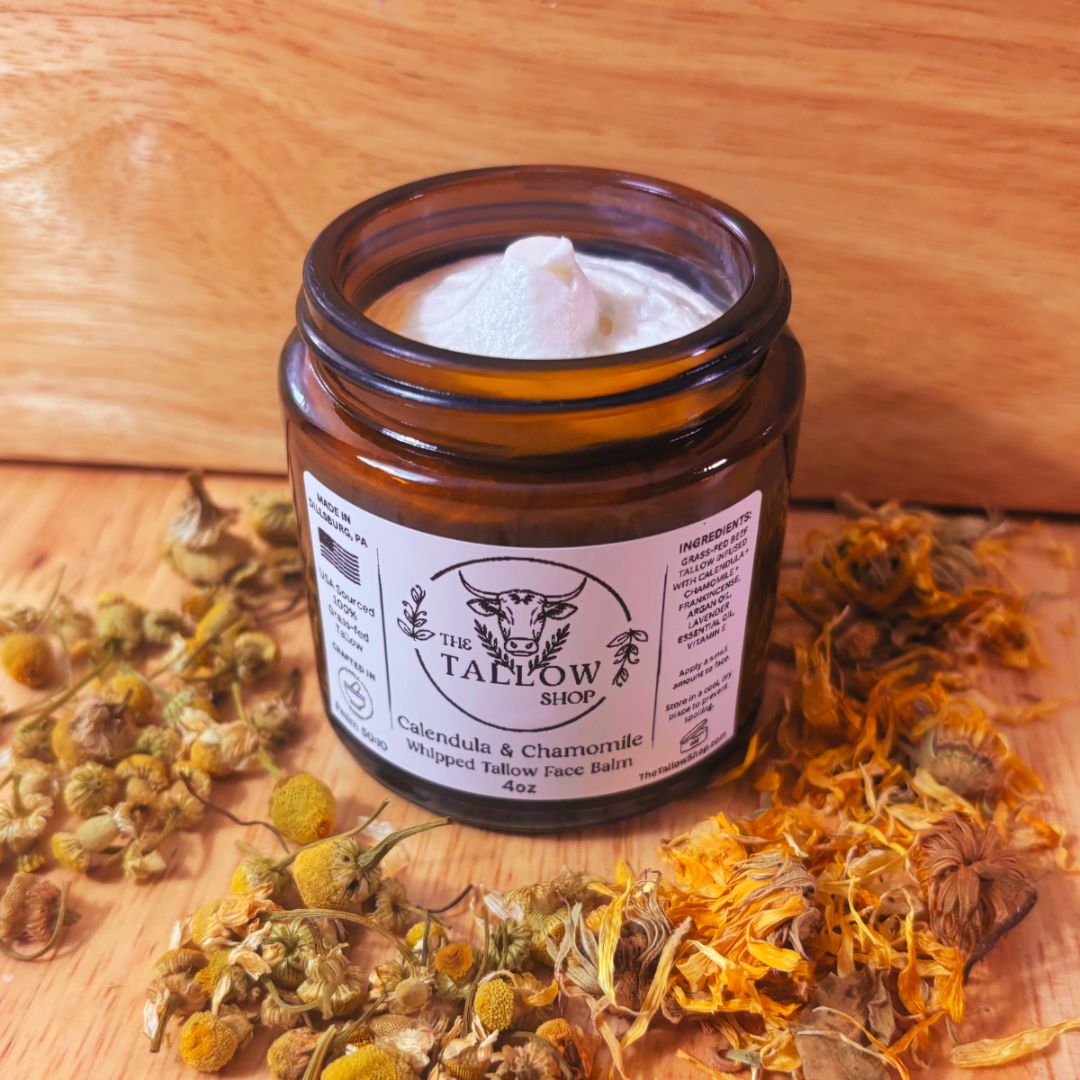 Calendula & Chamomile Whipped Tallow Balm